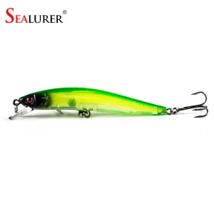 2015 New 1pc/lot lure smirnoff 9cm-8.6g minnow hard bait buzzing mandarin fishing bait lure baits eyes 3D tackle