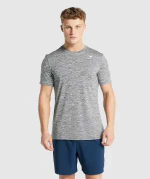 Gymshark Arrival Marl T-Shirt - Charcoal Marl