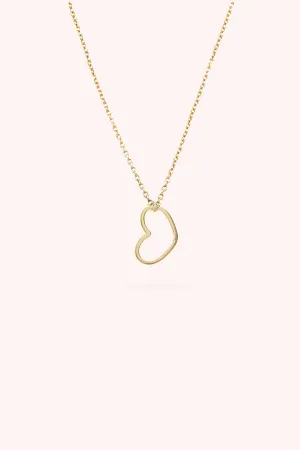 MINIMALIST HEART CUTOUT CHARM