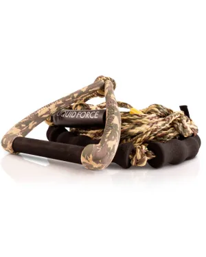 Surf Dlx 9In Handle W/Floam Tow Rope - Camo